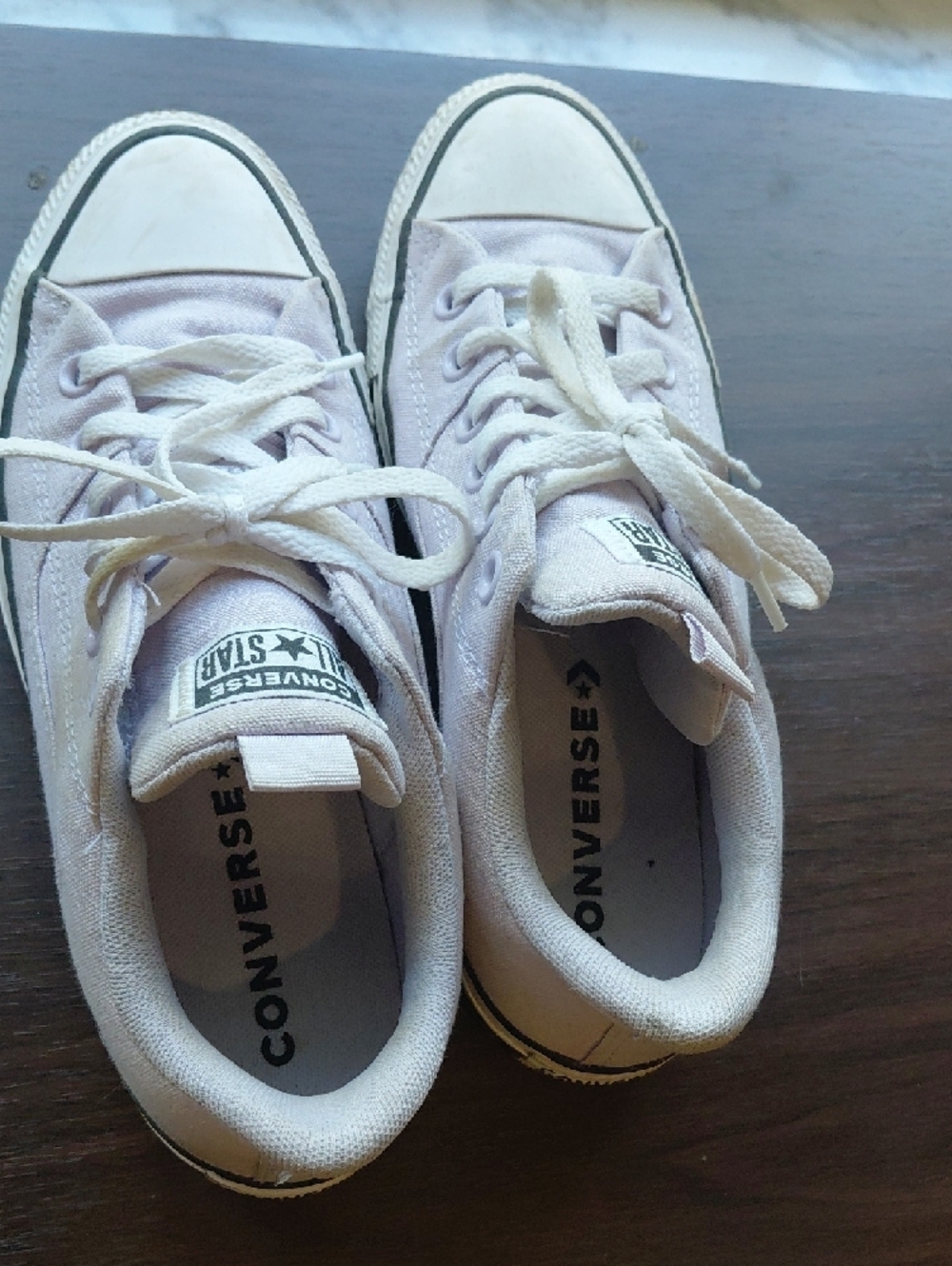 Converse All Star Women's Lavender Low-Top Sneakers - Picture 7 of 7
